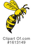 Wasp Clipart #1613149 by patrimonio