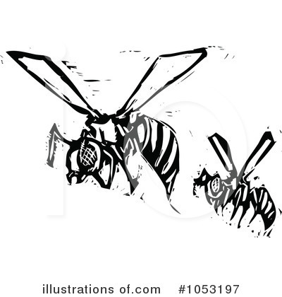 Royalty-Free (RF) Wasps Clipart Illustration by xunantunich - Stock Sample #1053197