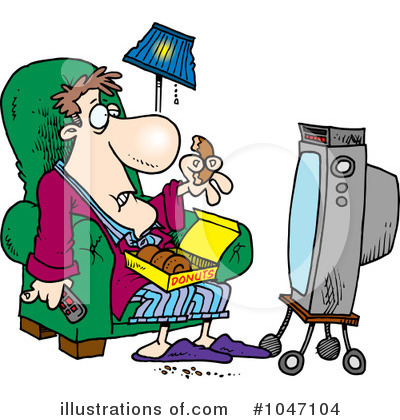 watching tv clipart. Watching Tv Clipart #1047104