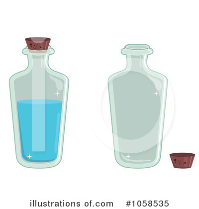 Water Bottle Clipart #1058535 by Melisende Vector