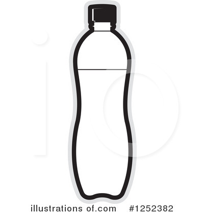 Royalty-Free (RF) Water Bottle Clipart Illustration by Lal Perera - Stock Sample #1252382
