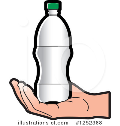 Royalty-Free (RF) Water Bottle Clipart Illustration by Lal Perera - Stock Sample #1252388