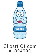 Water Bottle Clipart #1394990 by Hit Toon