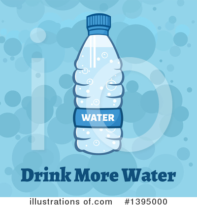 Royalty-Free (RF) Water Bottle Clipart Illustration by Hit Toon - Stock Sample #1395000