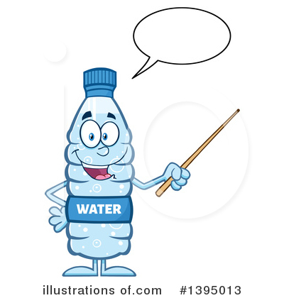 Royalty-Free (RF) Water Bottle Clipart Illustration by Hit Toon - Stock Sample #1395013