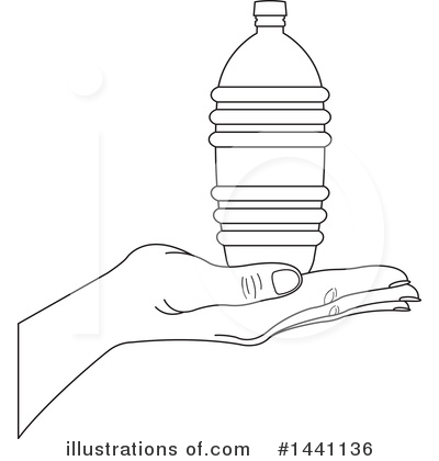 Royalty-Free (RF) Water Bottle Clipart Illustration by Lal Perera - Stock Sample #1441136