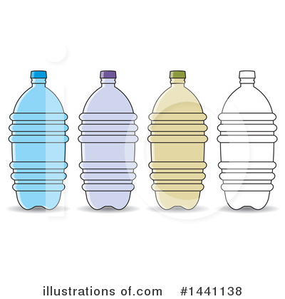 Royalty-Free (RF) Water Bottle Clipart Illustration by Lal Perera - Stock Sample #1441138