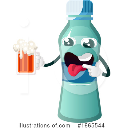 Royalty-Free (RF) Water Bottle Clipart Illustration by Morphart Creations - Stock Sample #1665544