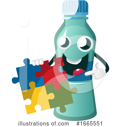 Royalty-Free (RF) Water Bottle Clipart Illustration by Morphart Creations - Stock Sample #1665551