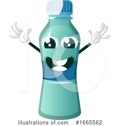 Water Bottle Clipart #1665562 by Morphart Creations