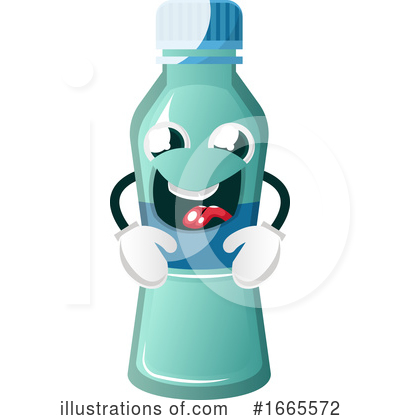 Royalty-Free (RF) Water Bottle Clipart Illustration by Morphart Creations - Stock Sample #1665572
