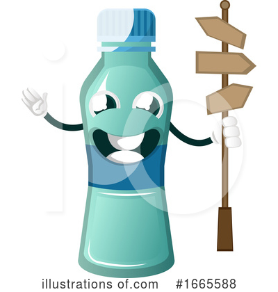Royalty-Free (RF) Water Bottle Clipart Illustration by Morphart Creations - Stock Sample #1665588