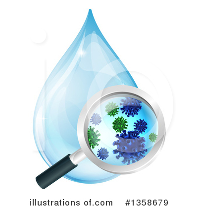 Drinking Water Clipart #1358679 by AtStockIllustration