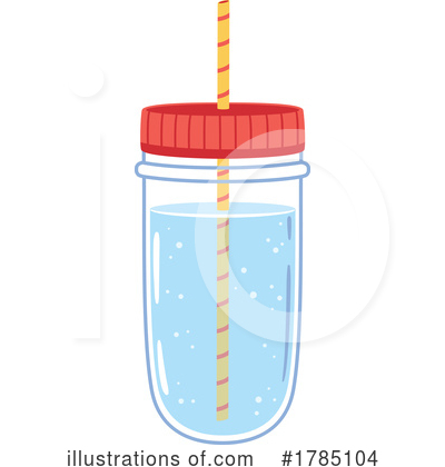 Water Bottle Clipart #1785104 by Vector Tradition SM
