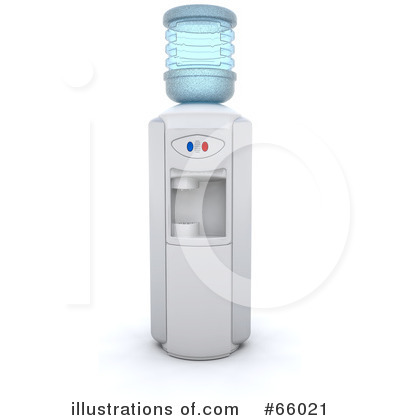 Royalty-Free (RF) Water Cooler Clipart Illustration by KJ Pargeter - Stock Sample #66021