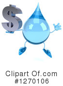 Water Drop Character Clipart #1270106 by Julos