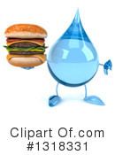 Water Drop Character Clipart #1318331 by Julos