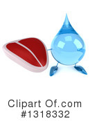 Water Drop Character Clipart #1318332 by Julos