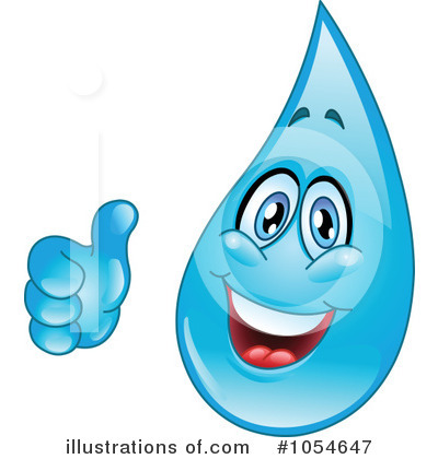 Royalty-Free (RF) Water Drop Clipart Illustration by yayayoyo - Stock Sample #1054647