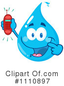 Water Drop Clipart #1110897 by Hit Toon
