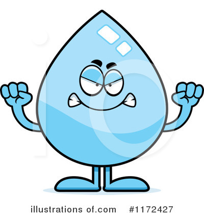 Royalty-Free (RF) Water Drop Clipart Illustration by Cory Thoman - Stock Sample #1172427