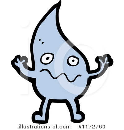 Royalty-Free (RF) Water Drop Clipart Illustration by lineartestpilot - Stock Sample #1172760