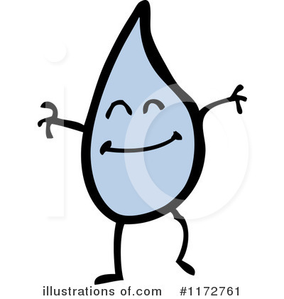 Royalty-Free (RF) Water Drop Clipart Illustration by lineartestpilot - Stock Sample #1172761