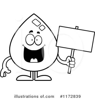 Royalty-Free (RF) Water Drop Clipart Illustration by Cory Thoman - Stock Sample #1172839