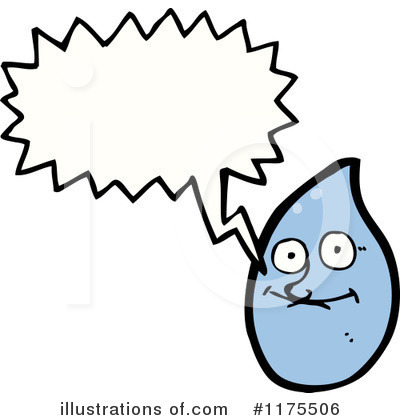 Royalty-Free (RF) Water Drop Clipart Illustration by lineartestpilot - Stock Sample #1175506