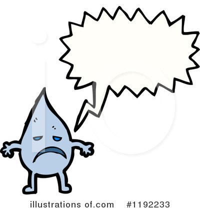 Royalty-Free (RF) Water Drop Clipart Illustration by lineartestpilot - Stock Sample #1192233
