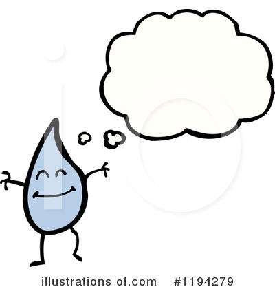 Royalty-Free (RF) Water Drop Clipart Illustration by lineartestpilot - Stock Sample #1194279