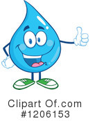 Water Drop Clipart #1206153 by Hit Toon