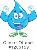 Water Drop Clipart #1206159 by Hit Toon