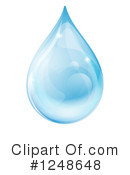 Water Drop Clipart #1248648 by AtStockIllustration
