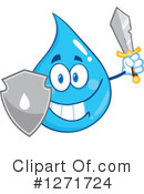 Water Drop Clipart #1271724 by Hit Toon