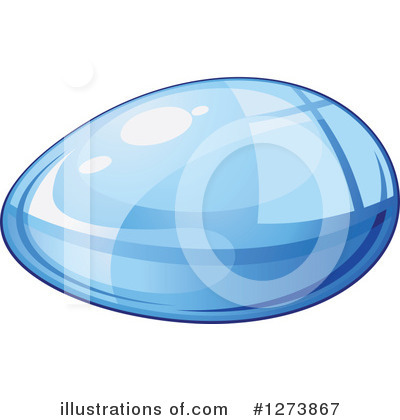 Royalty-Free (RF) Water Drop Clipart Illustration by Vector Tradition SM - Stock Sample #1273867