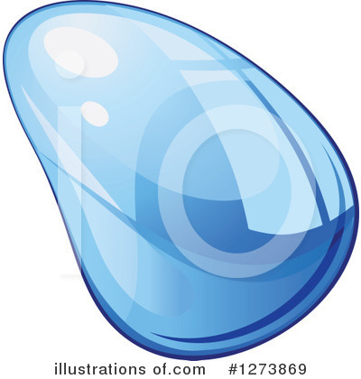 Royalty-Free (RF) Water Drop Clipart Illustration by Vector Tradition SM - Stock Sample #1273869