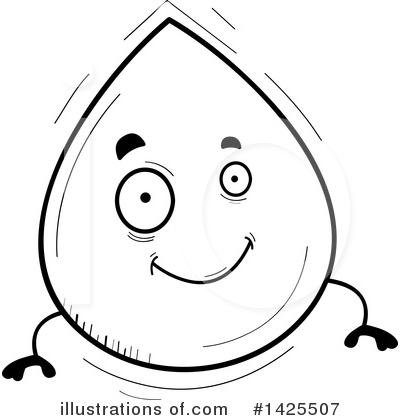 Royalty-Free (RF) Water Drop Clipart Illustration by Cory Thoman - Stock Sample #1425507