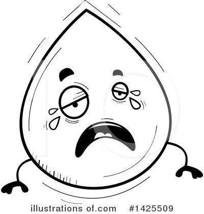 Royalty-Free (RF) Water Drop Clipart Illustration by Cory Thoman - Stock Sample #1425509