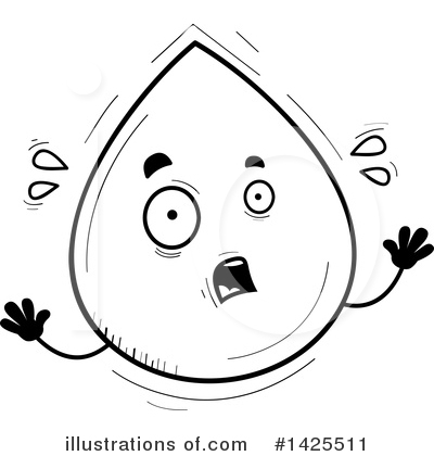 Royalty-Free (RF) Water Drop Clipart Illustration by Cory Thoman - Stock Sample #1425511