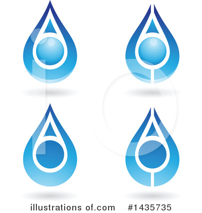 Royalty-Free (RF) Water Drop Clipart Illustration by cidepix - Stock Sample #1435735