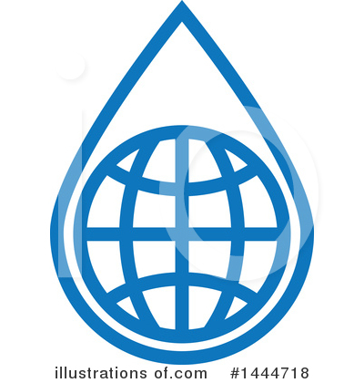 Royalty-Free (RF) Water Drop Clipart Illustration by ColorMagic - Stock Sample #1444718