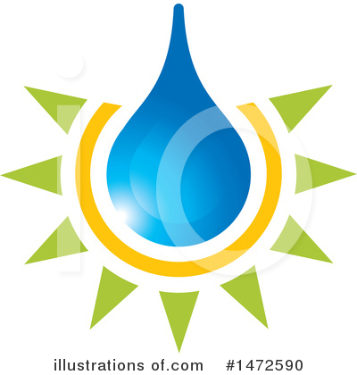 Royalty-Free (RF) Water Drop Clipart Illustration by Lal Perera - Stock Sample #1472590