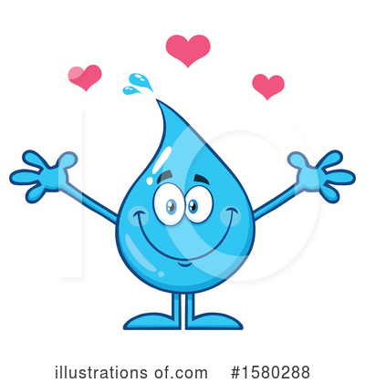 Water Drop Clipart #1580288 by Hit Toon