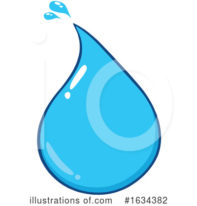 Water Drop Clipart #1634382 by Hit Toon