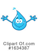 Water Drop Clipart #1634387 by Hit Toon