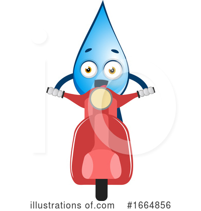 Royalty-Free (RF) Water Drop Clipart Illustration by Morphart Creations - Stock Sample #1664856