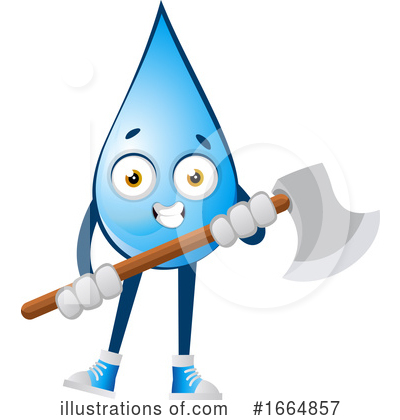 Royalty-Free (RF) Water Drop Clipart Illustration by Morphart Creations - Stock Sample #1664857