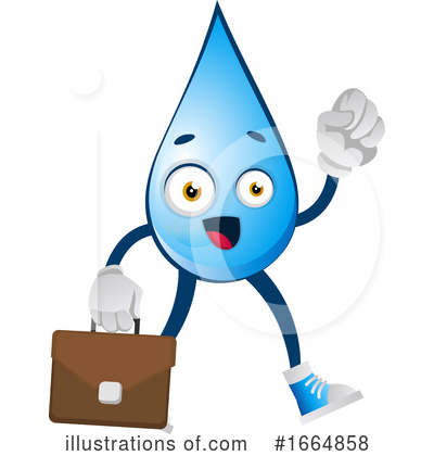 Royalty-Free (RF) Water Drop Clipart Illustration by Morphart Creations - Stock Sample #1664858