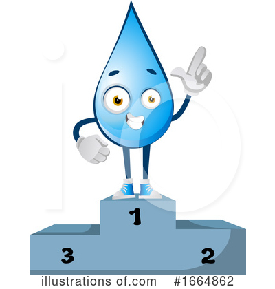 Royalty-Free (RF) Water Drop Clipart Illustration by Morphart Creations - Stock Sample #1664862